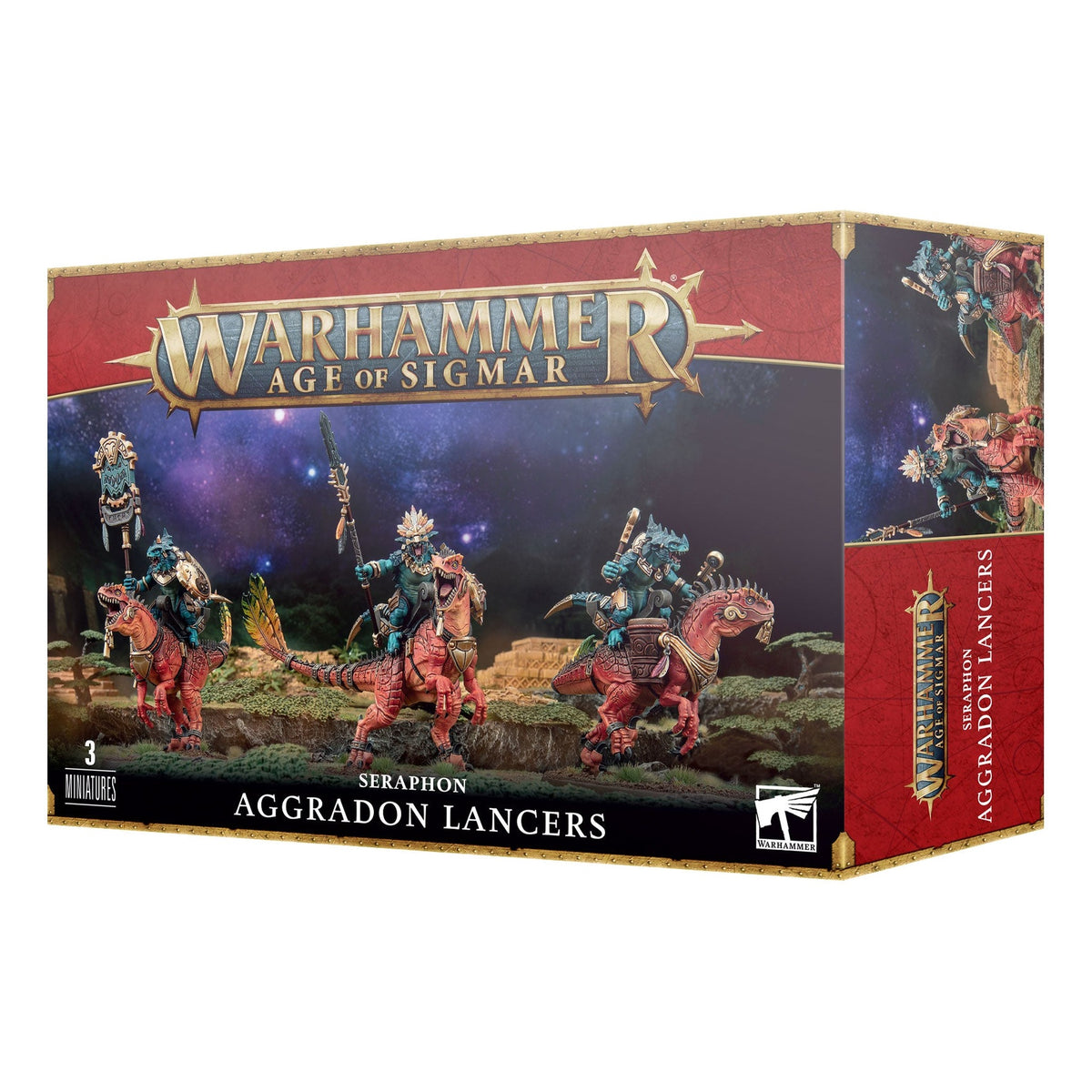 Age of Sigmar: Seraphon – Aggradon Lancers
