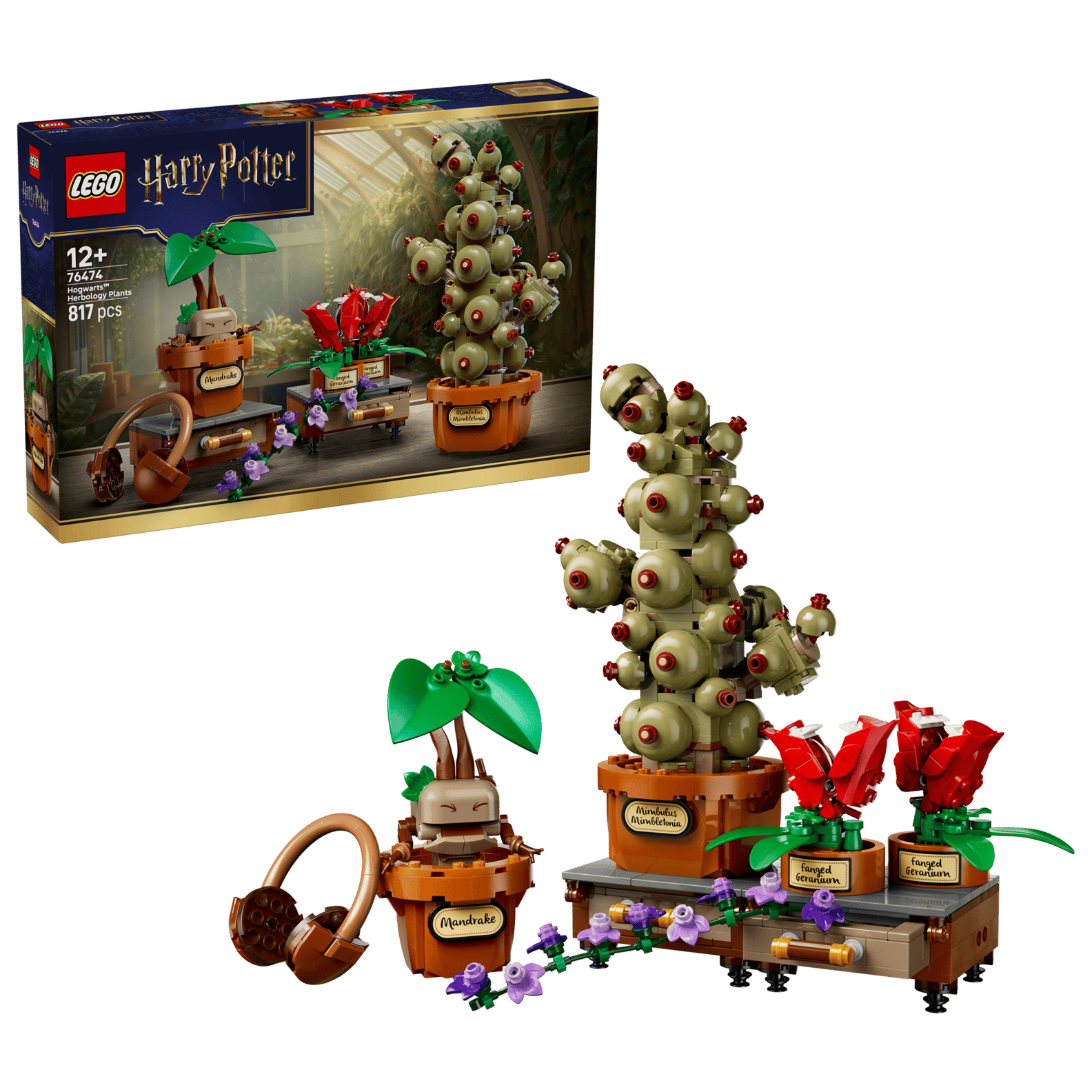 LEGO Harry Potter 76474 - Schloss Hogwarts: Kräuterkunde-Pflanzen