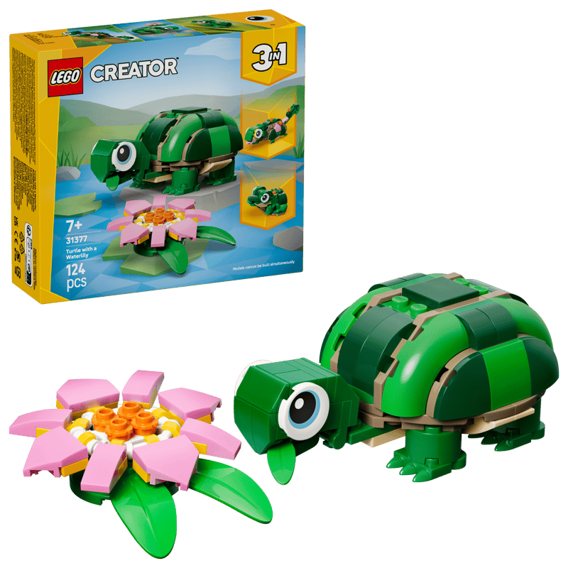 LEGO Creator 31377 - Schildkröte mit Seerose