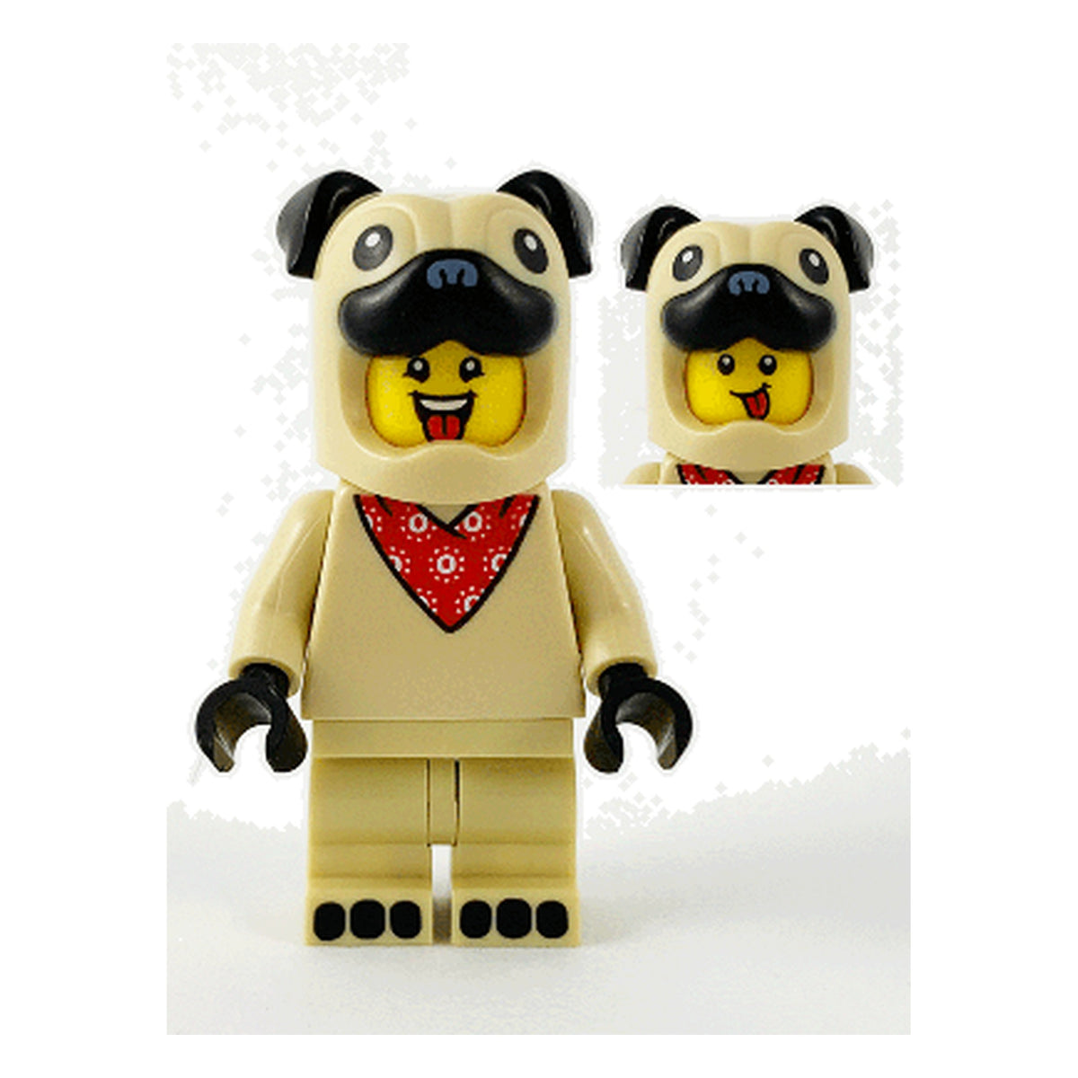 LEGO® Minifigur Pug Costume Guy (Serie 21) col378 – Gebr.