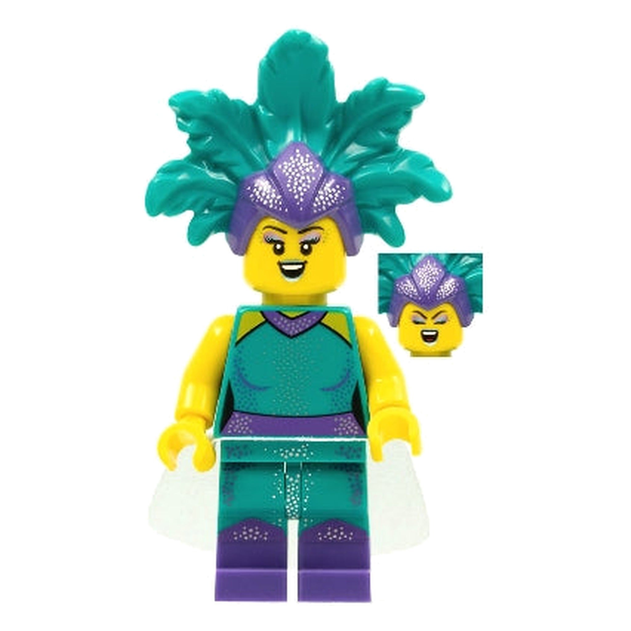 LEGO® Minifigur Cabaret Singer (Serie 21) col385 – Gebr.