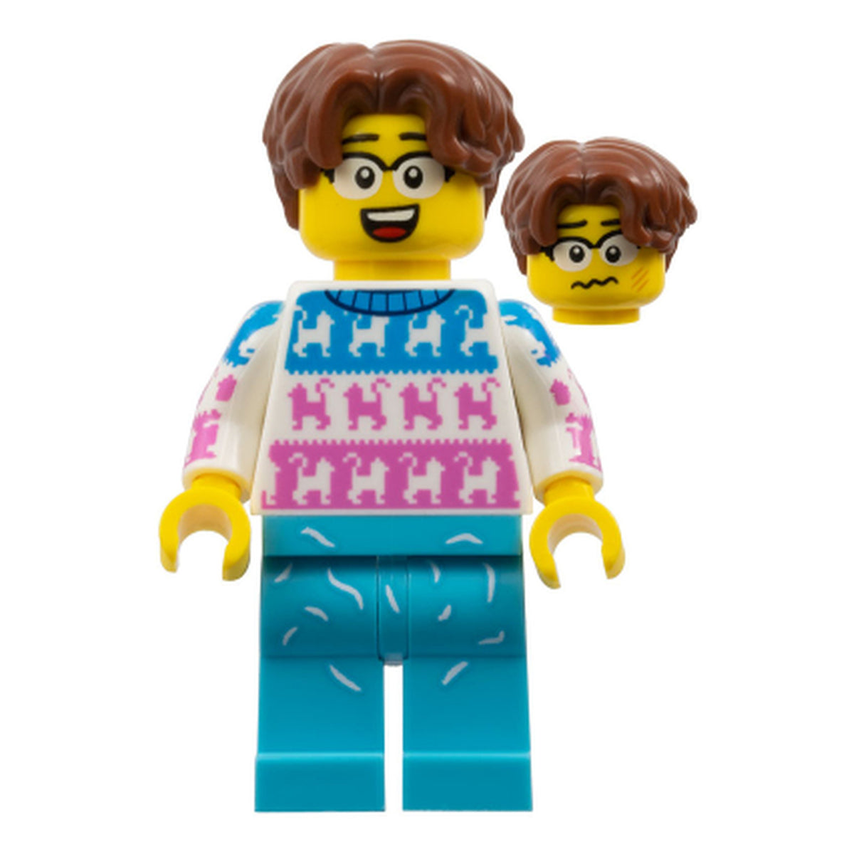 LEGO® Minifigur Cat Lover (Serie 27) col459 – Gebr.