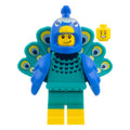 LEGO® Minifigure Peacock Costume Fan (Series 28) col461 – New