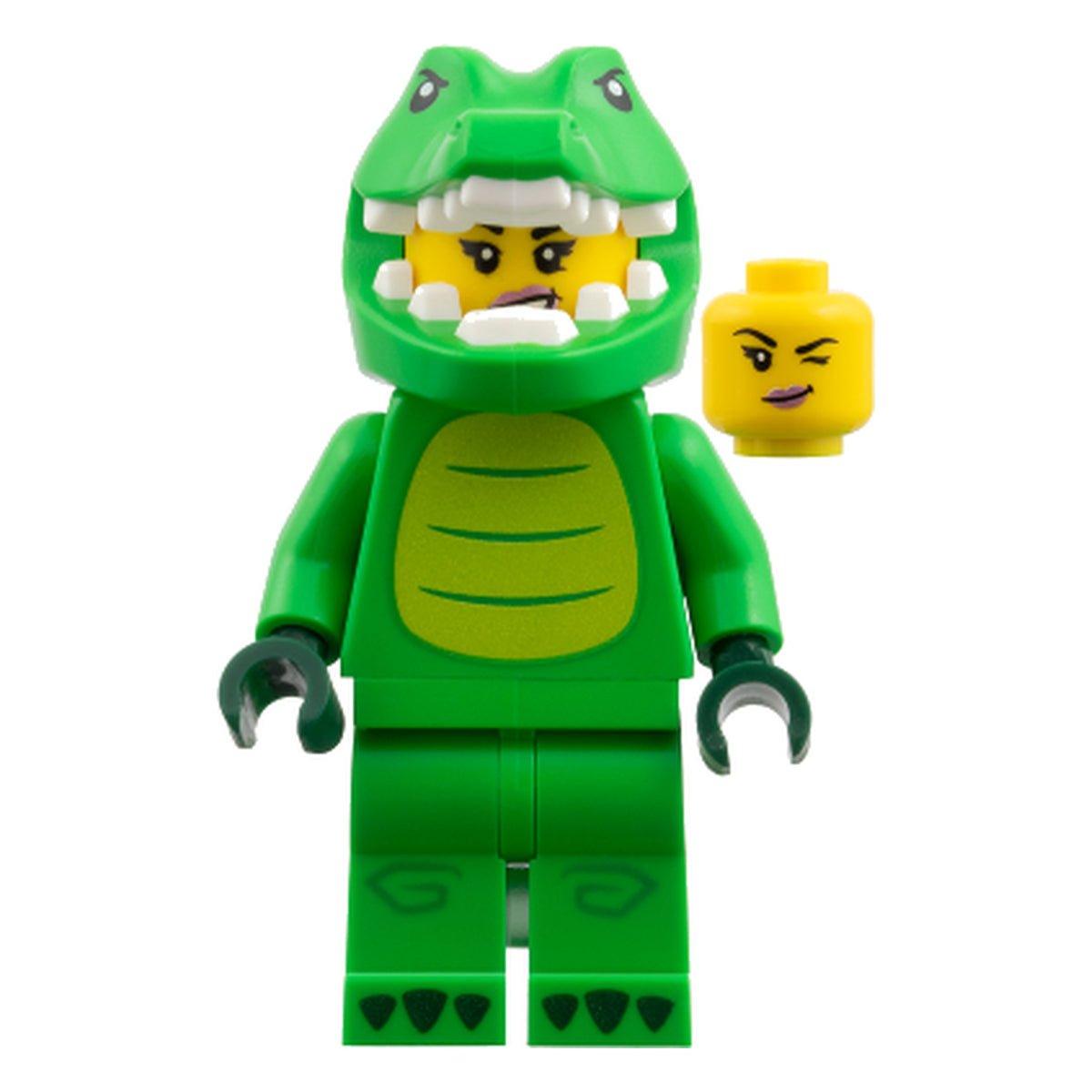LEGO® Minifigur Krokodil-Kostüm-Fan (Serie 28) col468 – Neu