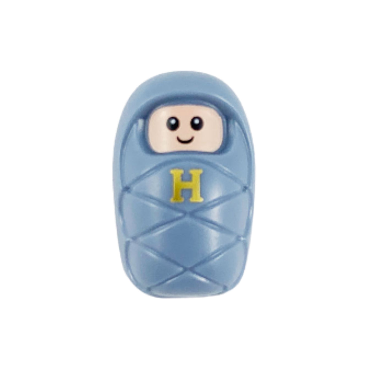 LEGO® Minifigur Harry Potter Baby / Infant with Stud Holder on Back with Light Nougat Smiling Face, Small Eyes and Gold Capital Letter H Pattern colhp39 – Neu