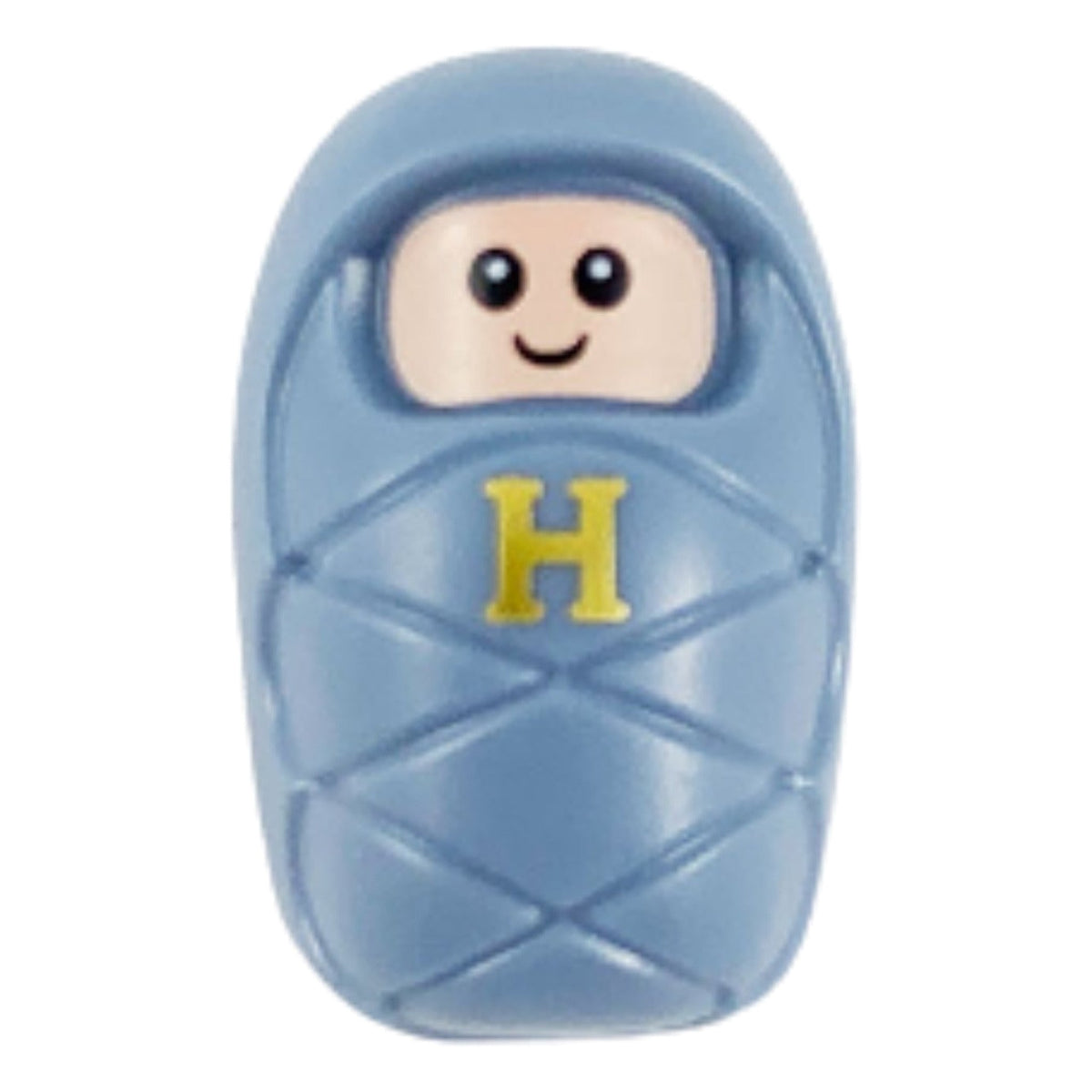 LEGO® Minifigur Harry Potter Baby / Infant with Stud Holder on Back with Light Nougat Smiling Face, Small Eyes and Gold Capital Letter H Pattern colhp39 – Neu