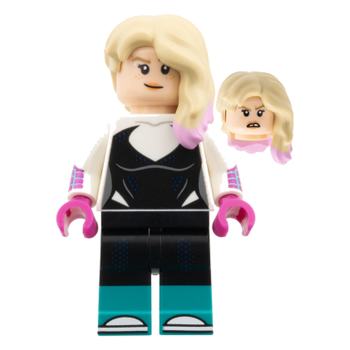 LEGO® Minifigurine Gwen Stacy / Spider Gwen (Spider-Man Across the Spider-Verse) colspi04 – Neuve