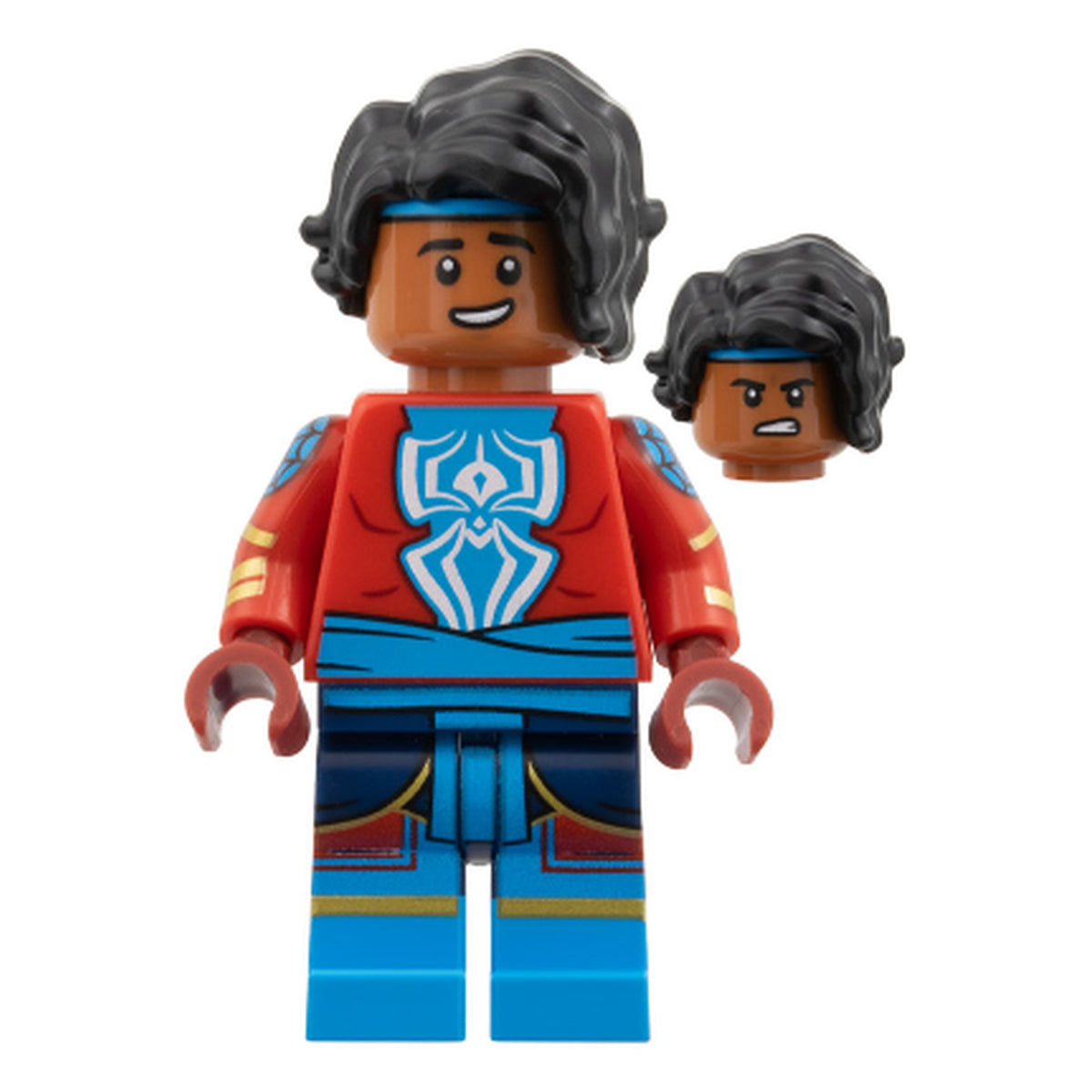 LEGO® Minifigur Pavitr Prabhakar / Spider-Man India (Spider-Man Across the Spider-Verse) colspi06 – Gebr.