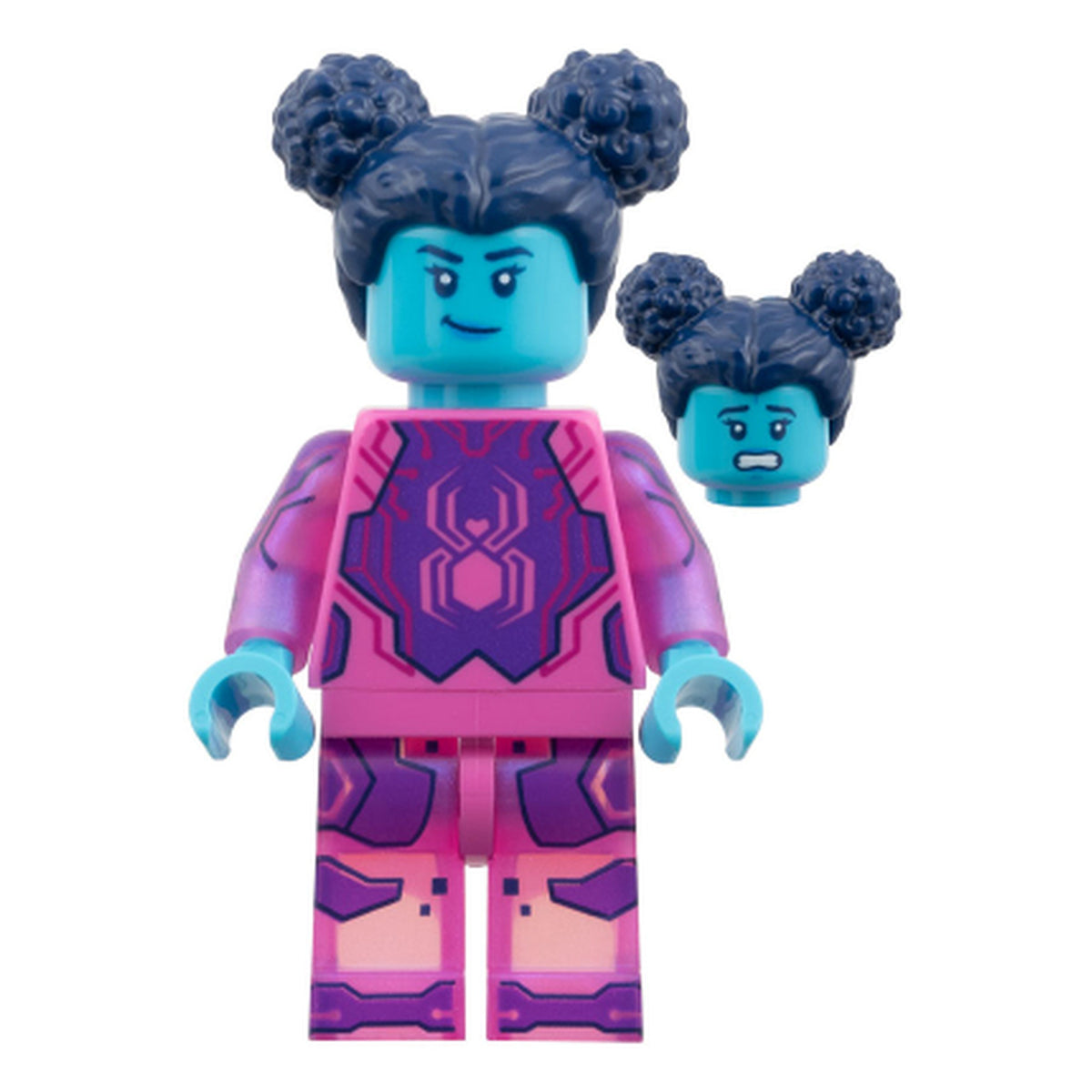 LEGO® Minifigur Margo Kess / Spider-Byte (Spider-Man Across the Spider-Verse) colspi09 – Gebr.