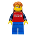 LEGO® Minifigure City Inhabitant with Backpack cty0180 - Used