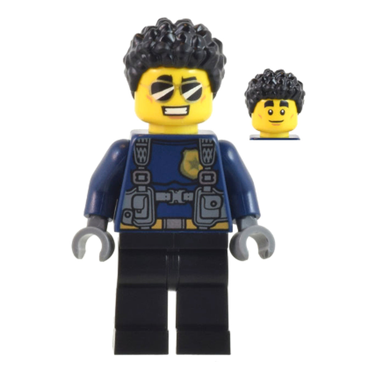 LEGO® Minifigur Polizist (Duke DeTain) cty1042 – Gebr.