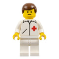 LEGO® Minifigur Arzt doc005 – Gebr.
