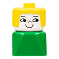 LEGO® Minifigur Duplo Figur 2 x 2 x 2 (gelbe Haare) dupfig019 – Gebr.