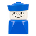 LEGO® Minifigur Duplo Figur 2 x 2 x 2 (Matrosenhut) dupfig021 – Gebr.