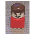 LEGO® Minifigur Duplo Figur 2 x 2 x 2 (Fliegerhut) dupfig032 – Gebr.