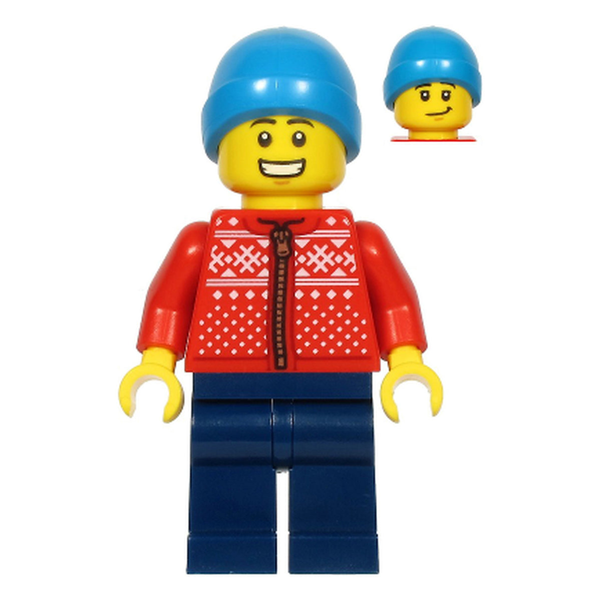 LEGO® Minifigur Mann (Winterjacke) hol217 – Gebr.