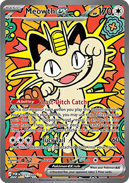 Pokémon: Meowth ex – Optimale Ordnung (POR 121) – Einzelkarte