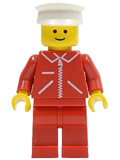 LEGO® Minifigur Jacket Red with Zipper jred019