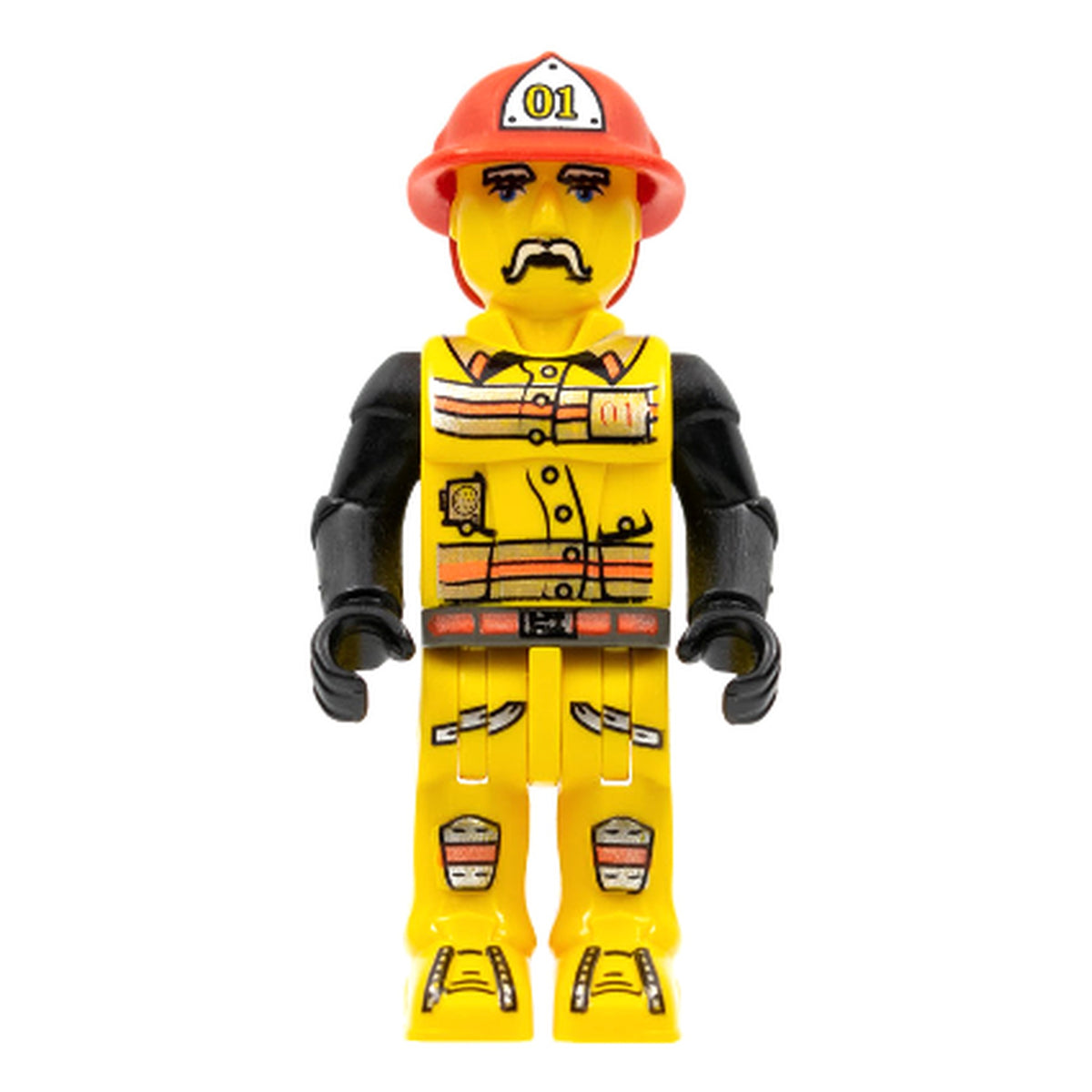 LEGO® Minifigur Feuerwehrmann mit Hut #01 js001 – Gebr.