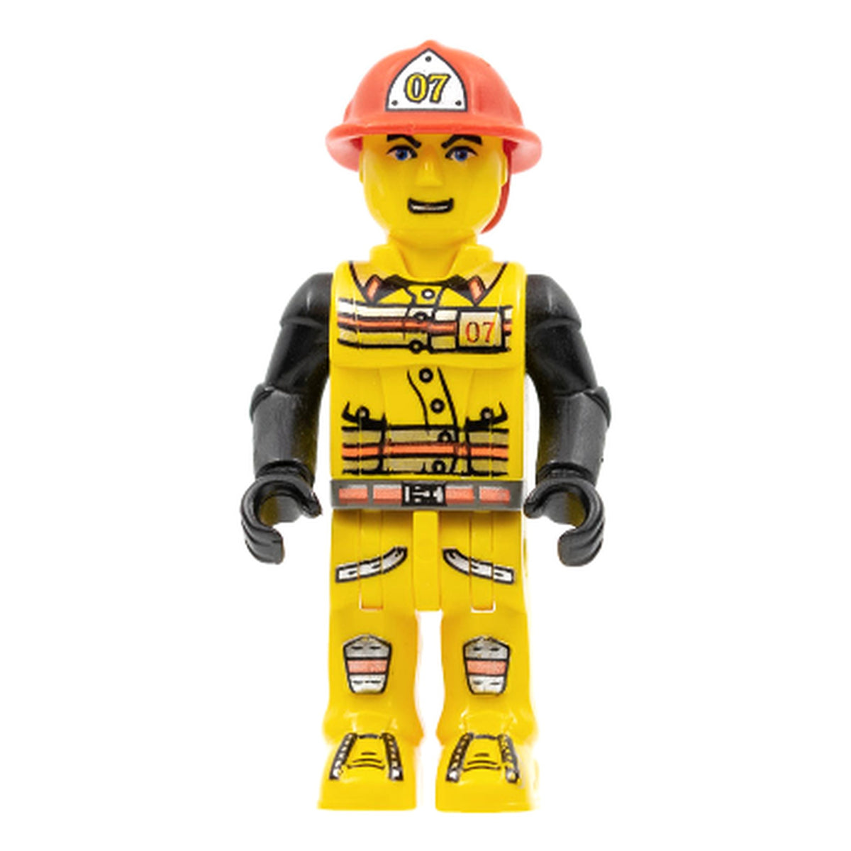 LEGO® Minifigur Feuerwehrmann mit Hut #07 js007 – Gebr.