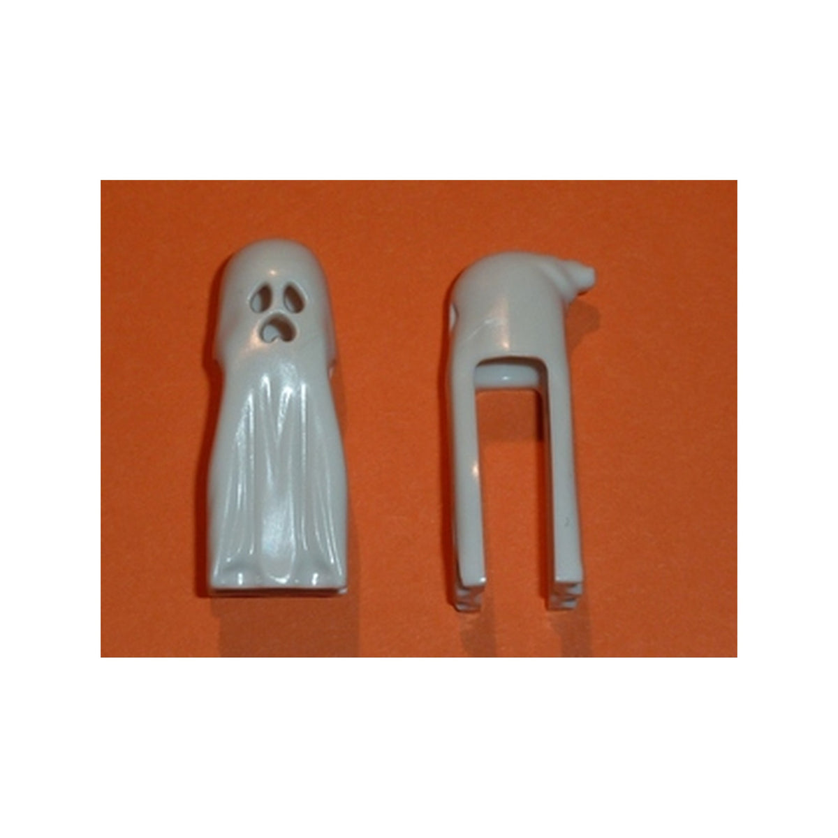 LEGO® Minifigure, Headgear Head Cover, Ghost Shroud with Open Mouth 10173 nachtleuchtend weiss
