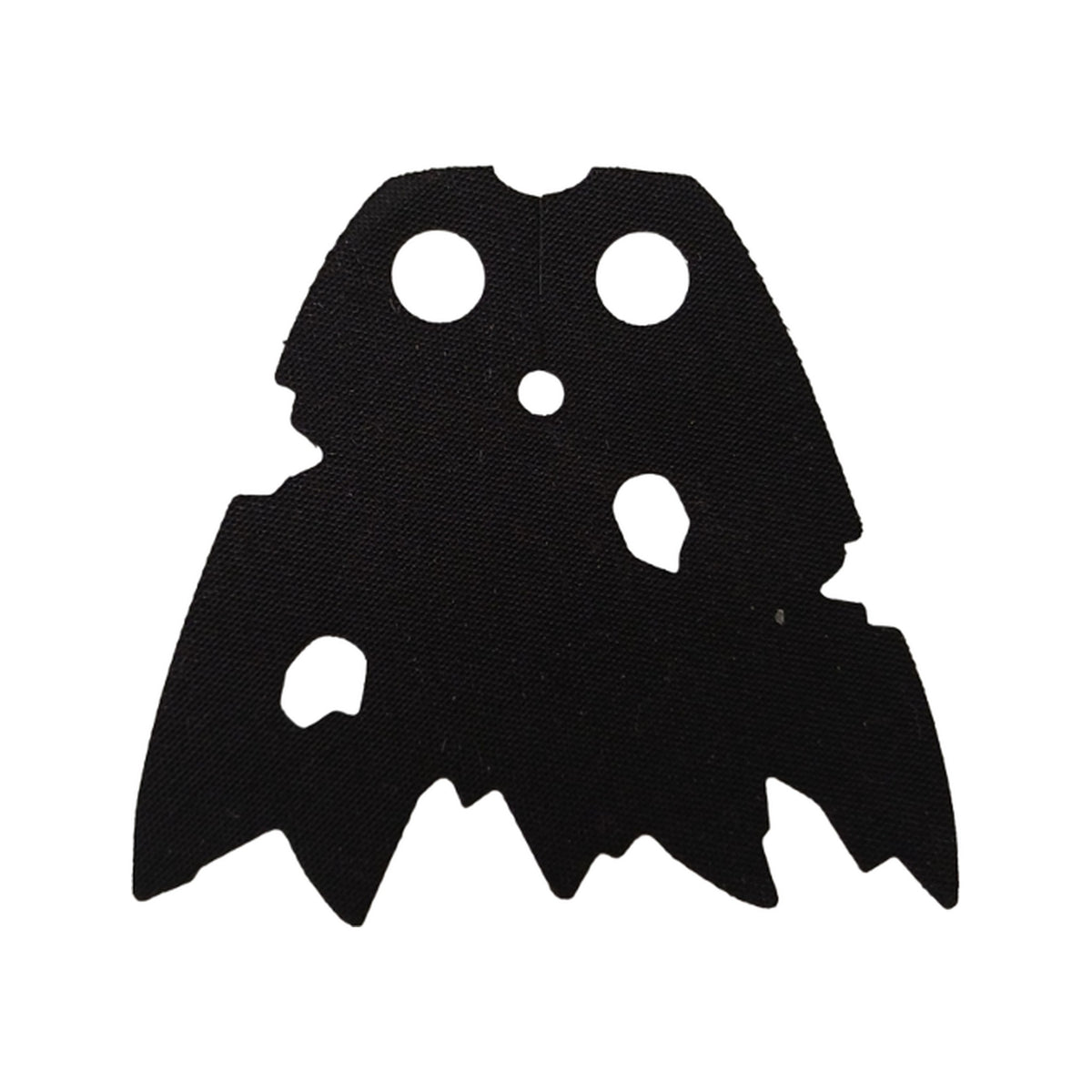 LEGO® Minifigure Cape Cloth, Holes and Tattered Edges - Traditional Starched Fabric, Curved Top Notch 111102 schwarz