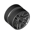 LEGO® Wheel 14mm D. x 9.9mm with Center Groove, Fake Bolts and 6 Double Spokes 11208 schwarz
