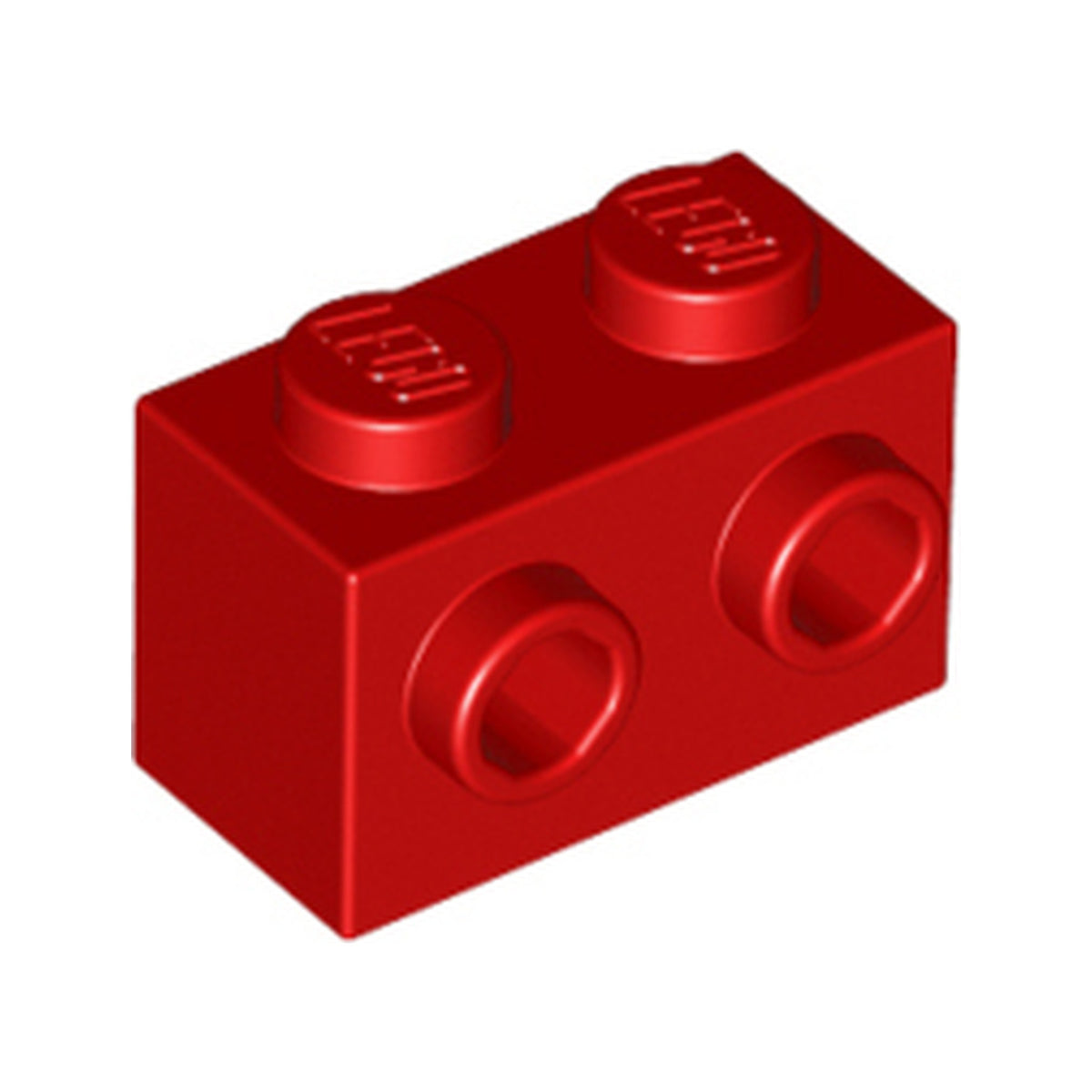 LEGO® Brick, Modified 1 x 2 with Studs on 1 Side 11211 rot