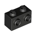 LEGO® Brick, Modified 1 x 2 with Studs on 1 Side 11211 schwarz