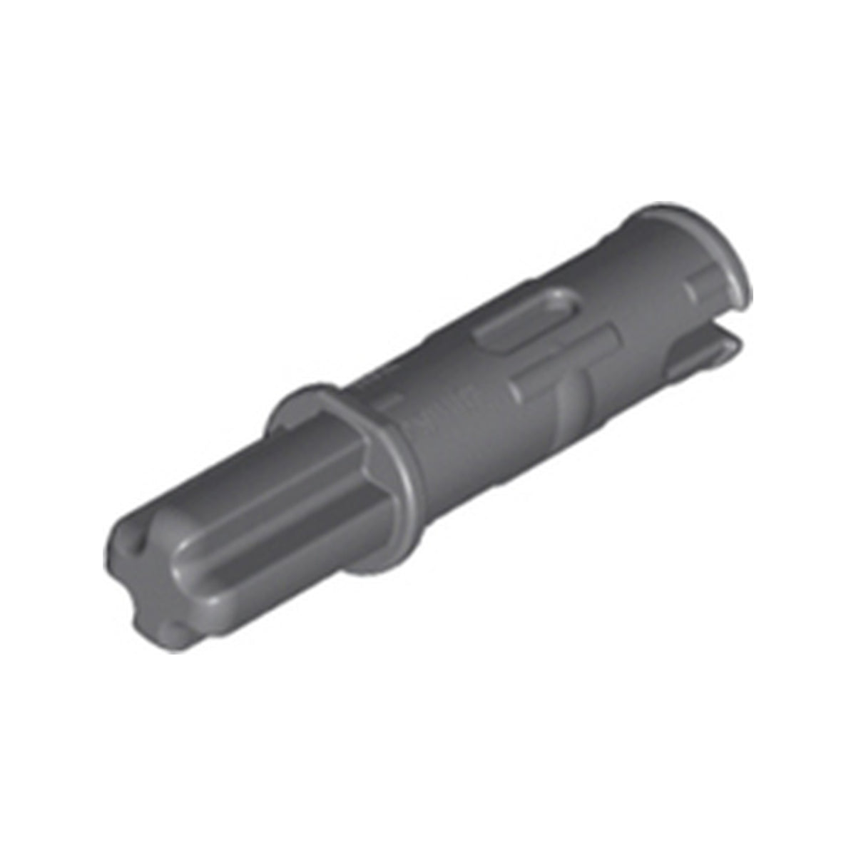 LEGO® Technic, Axle  1L with Pin 2L with Friction Ridges 11214 dunkelgrau