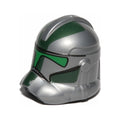 LEGO® Minifigure, Headgear Helmet SW Clone Trooper (Phase 2) with Dark Green Pattern (Commander Gree) 11217pb06 silber