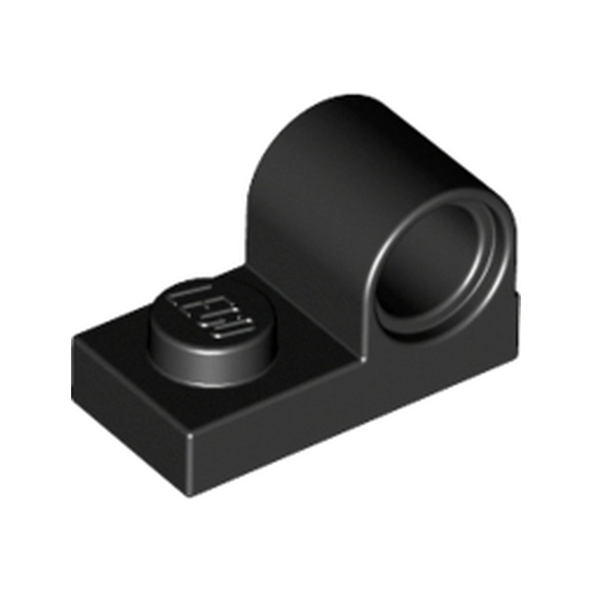 LEGO® Plate, Modified 1 x 2 with Pin Hole on Top 11458 schwarz