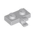 LEGO® Plate, Modified 1 x 2 with Clip on Side (Horizontal Grip) 11476 hellgrau