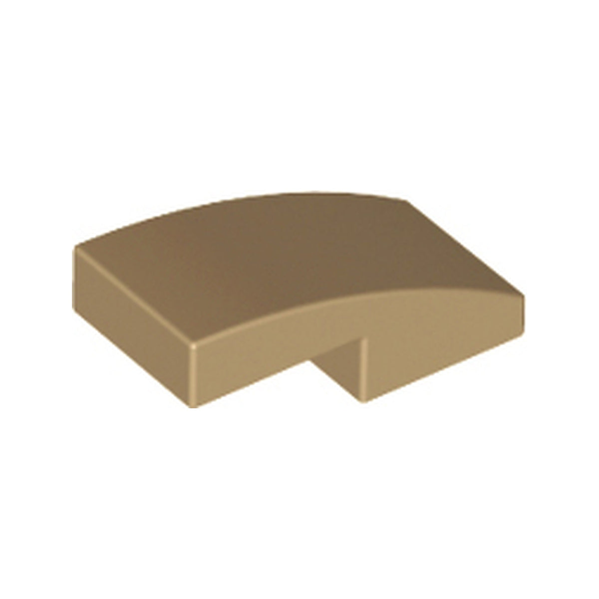 LEGO® Slope, Curved 2 x 1 x 2/3 11477 dunkelbeige