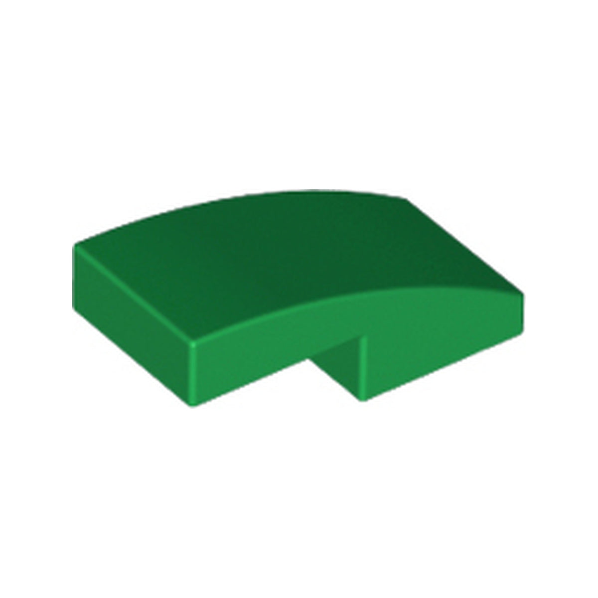 LEGO® Slope, Curved 2 x 1 x 2/3 11477 grün