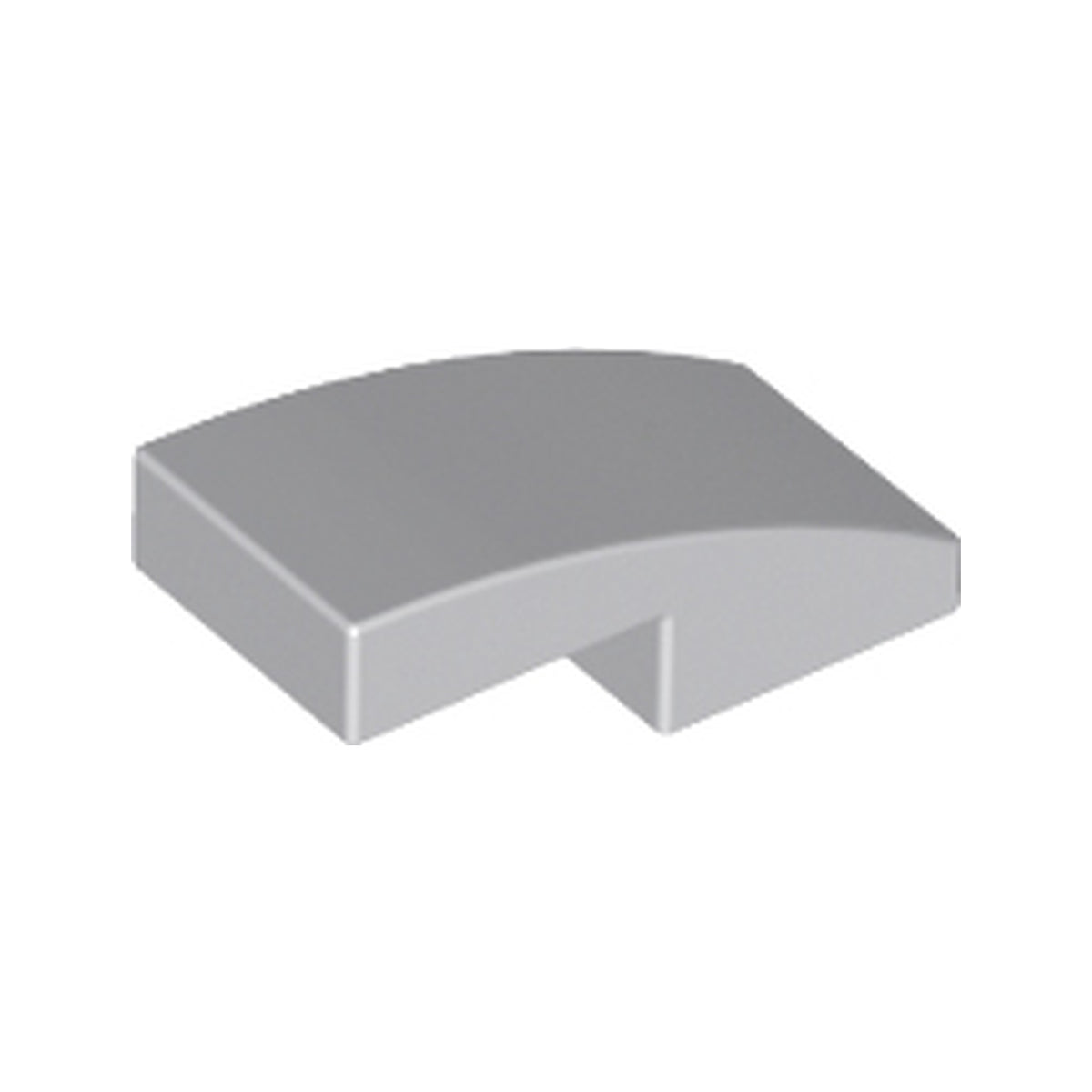 LEGO® Slope, Curved 2 x 1 x 2/3 11477 hellgrau