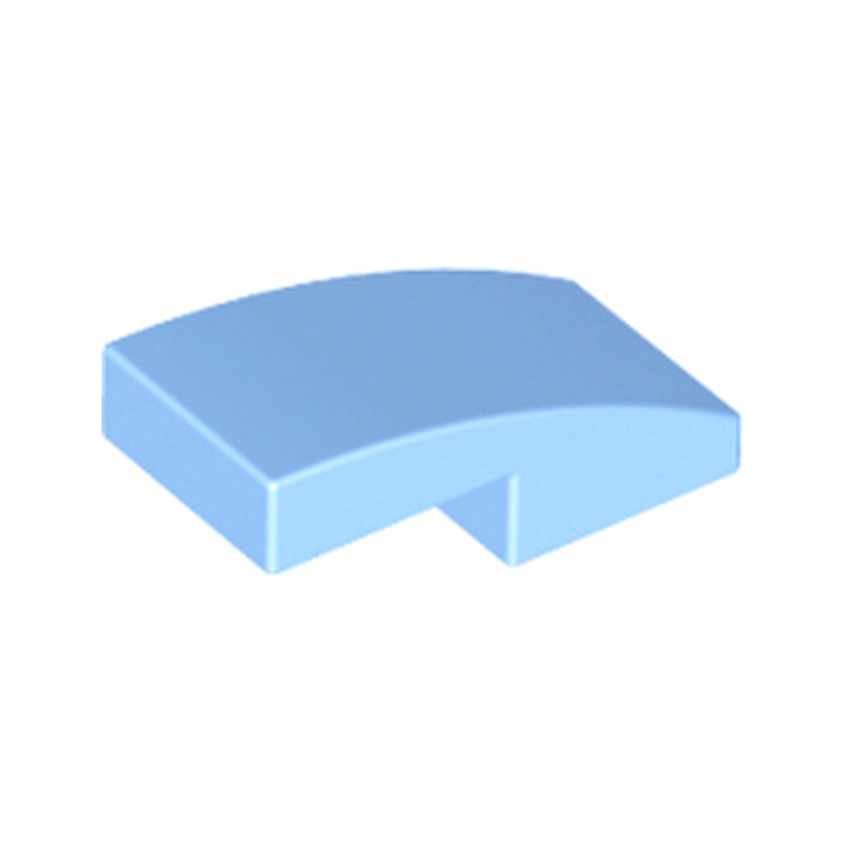 LEGO® Slope, Curved 2 x 1 x 2/3 11477 leuchtend hellblau