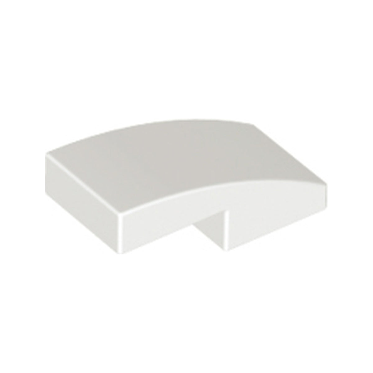 LEGO® Slope, Curved 2 x 1 x 2/3 11477 weiss