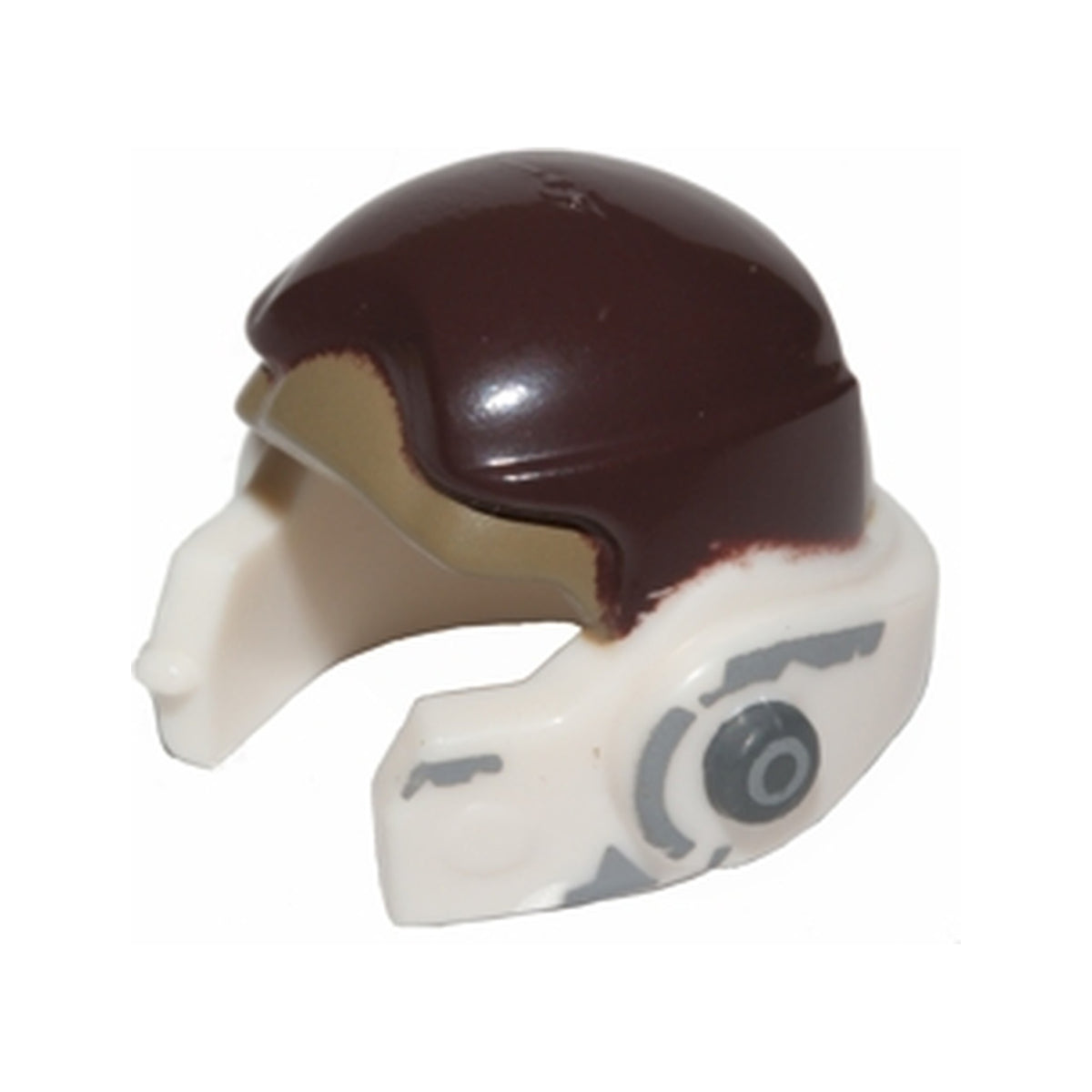 LEGO® Minifigure, Headgear Helmet SW Rebel with Dark Brown and Dark Tan Pattern 11538pb03 weiss