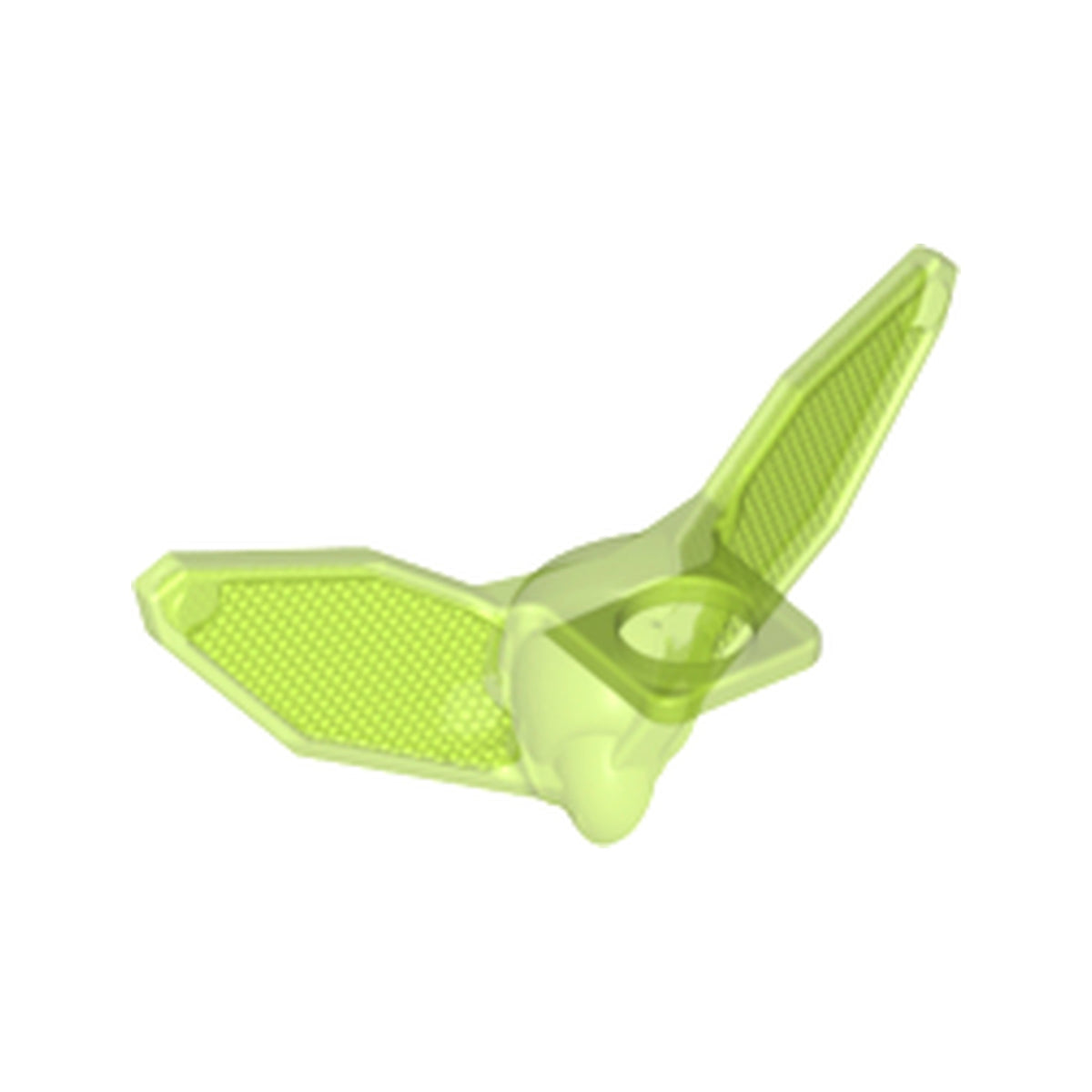 LEGO® Minifigure Wings Insect Lenticular with Neck Bracket 11599 transparent leuchtend grün