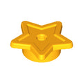 LEGO® Plate, Round 1 x 1 with Star and Small Pin Hole 11609 hellorange