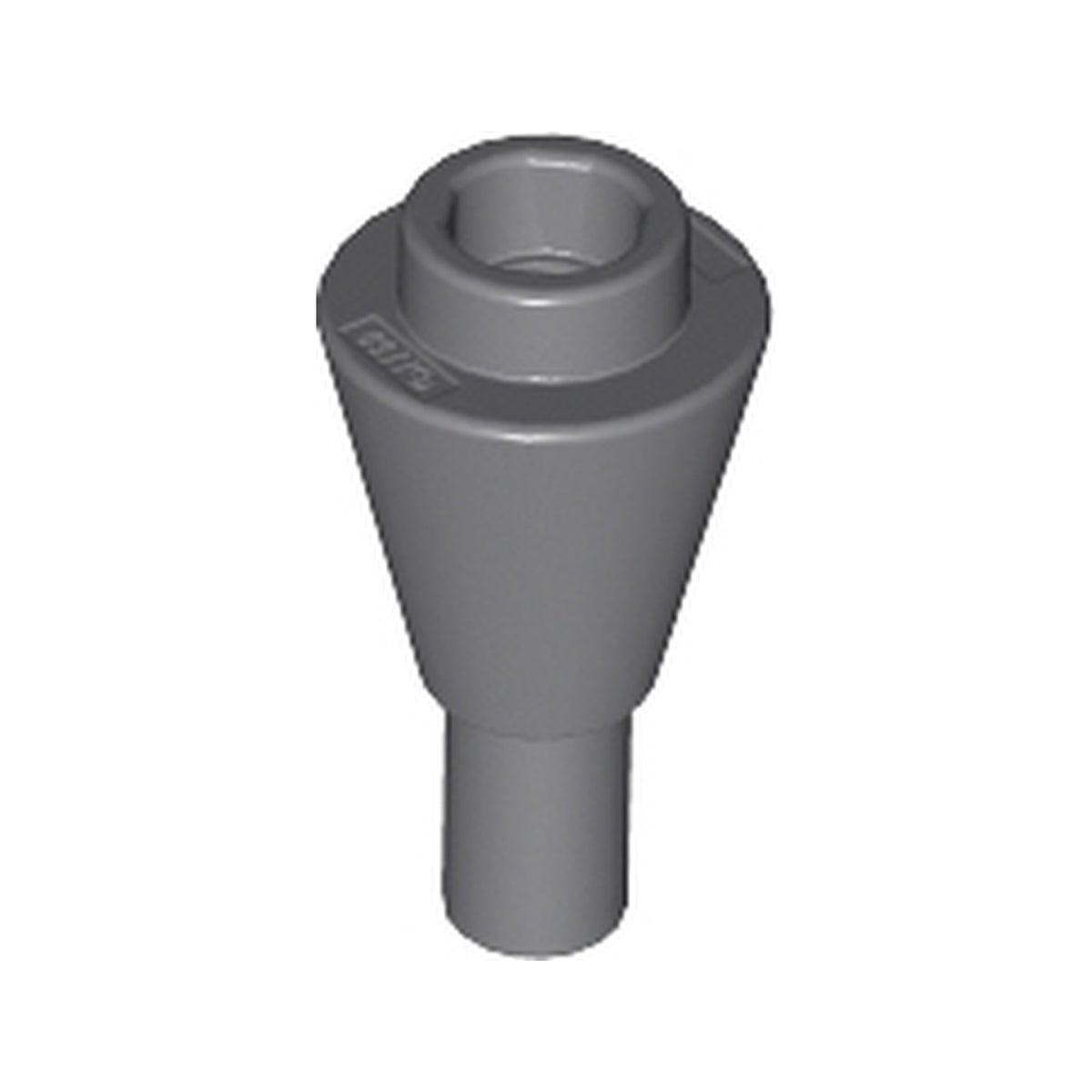 LEGO® Cone 1 x 1 Inverted with Bar 11610 dunkelgrau