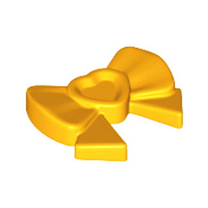 LEGO® Friends Accessories Hair Decoration, Bow with Heart, Long Ribbon, and Small Pin 11618