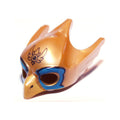 LEGO® Minifigure, Headgear Mask Bird / Eagle with Yellow Beak and Blue Eye Circles Pattern 12549pb02 perlgold