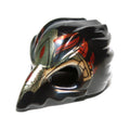 LEGO® Minifigure, Headgear Mask Bird (Raven) with Gold Beak and Dark Red Markings Pattern 12550pb02 schwarz