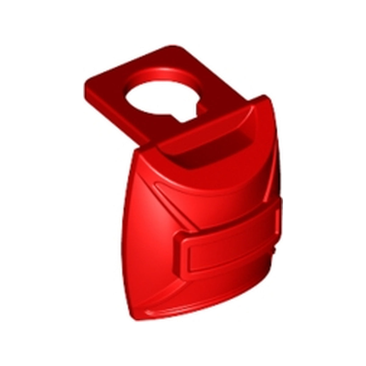 LEGO® Minifigure Backpack Thin, Parachute Container 12897 rot