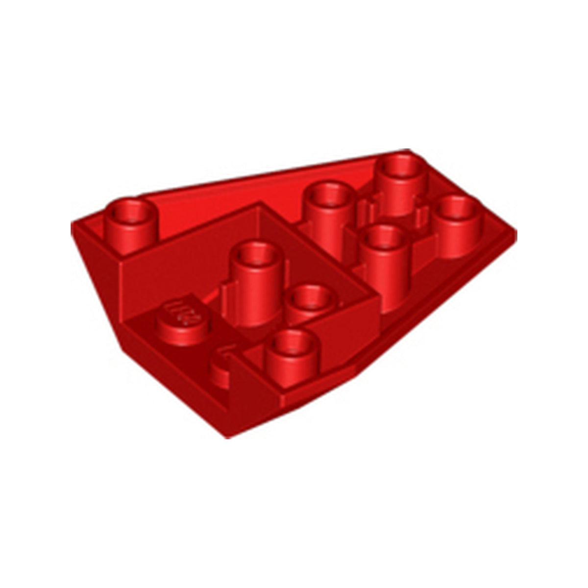 LEGO® Wedge 4 x 4 Triple Inverted with Connections between 4 Studs 13349 rot