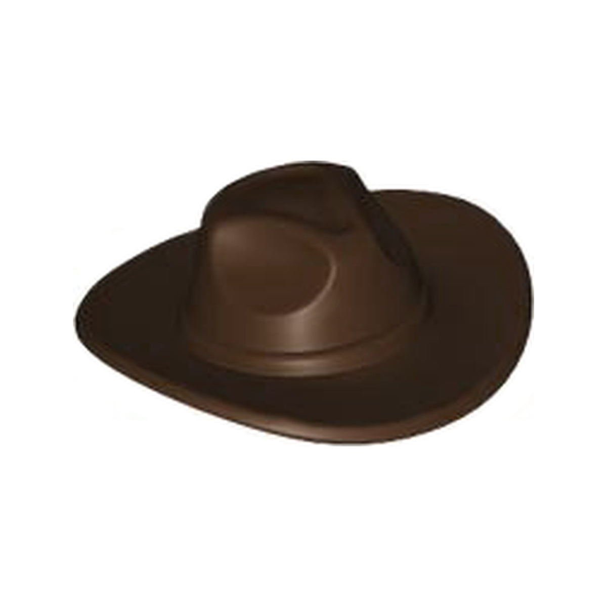 LEGO® Minifigure, Headgear Hat, Very Wide Brim, Outback Style (Fedora) 13565 dunkelbraun
