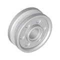 LEGO® Wheel 18mm D. x  8mm with Fake Bolts and Deep Spokes with Inner Ring 13971 hellgrau