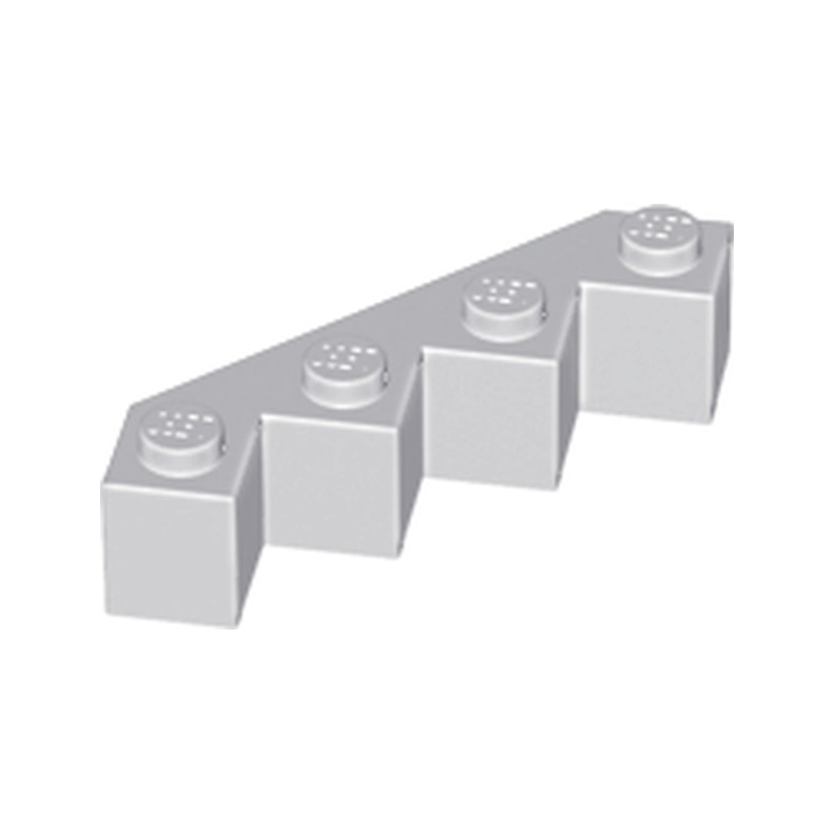 LEGO® Brick, Modified Facet 4 x 4 14413 hellgrau